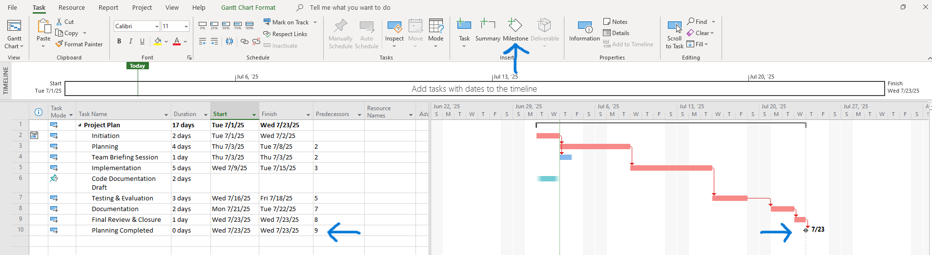 Project Info Screenshot