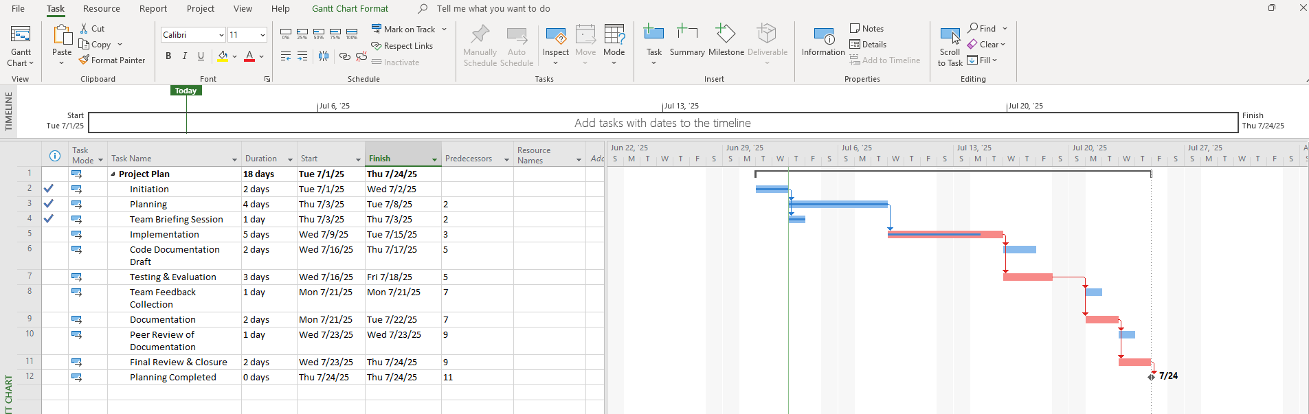 Project Info Screenshot